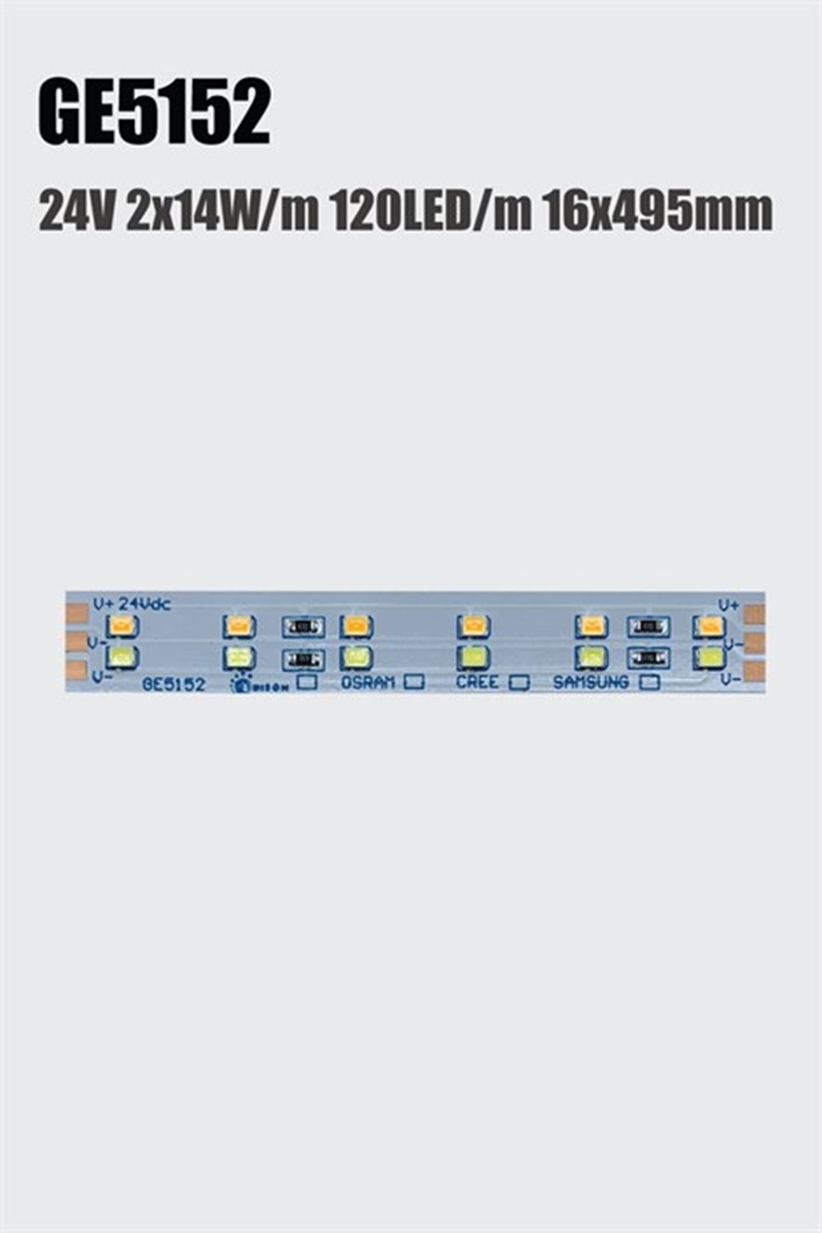 GE5152 2X14W 16MM 120LED/M 2200-11000K DYNAMİC TUNABLE