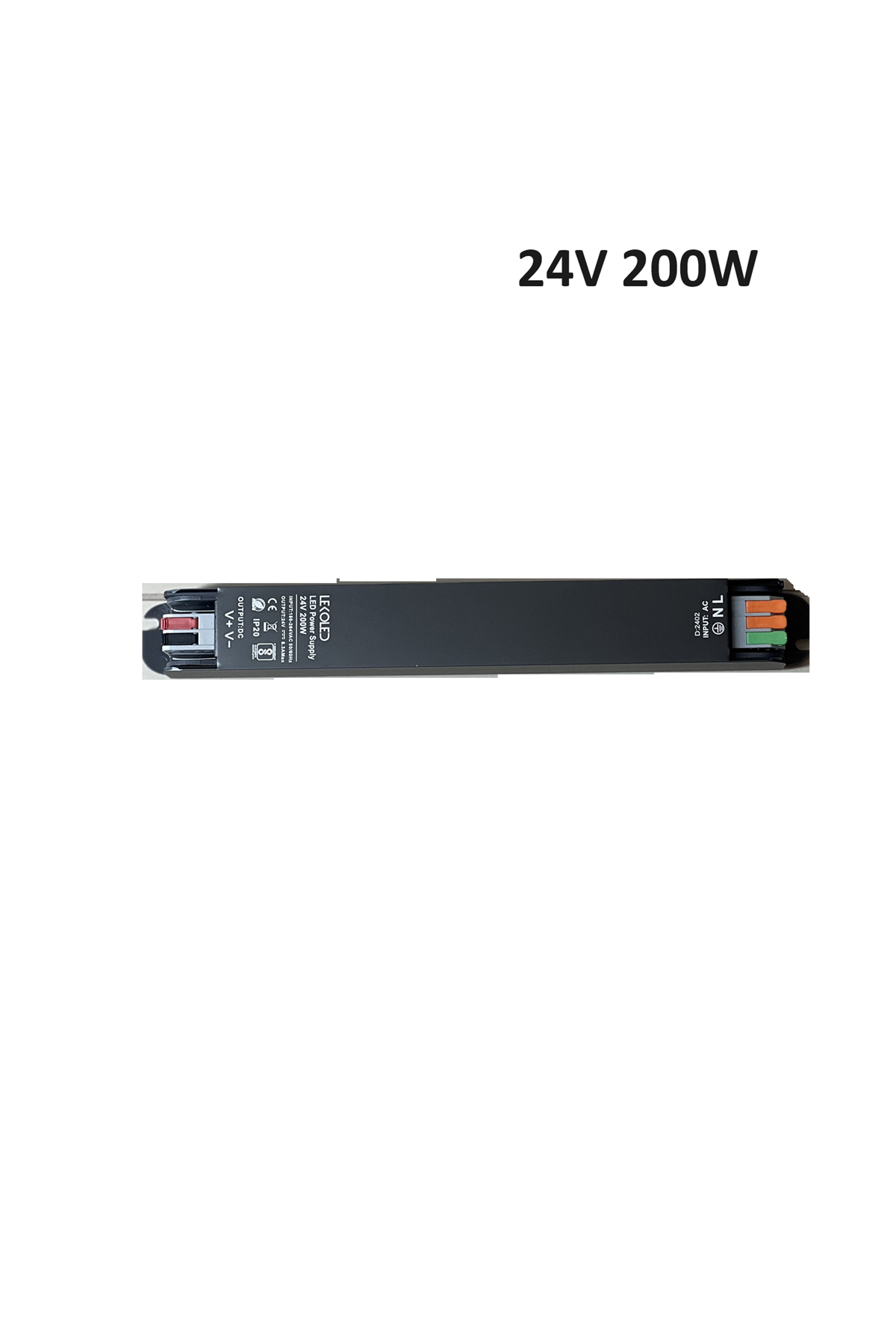 200W 24V 4,16A Metal Slim Güç kaynağı 